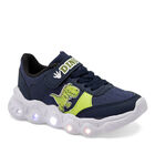 Celex Tenis deportivo para ni&ntilde;o marino verde, con luces