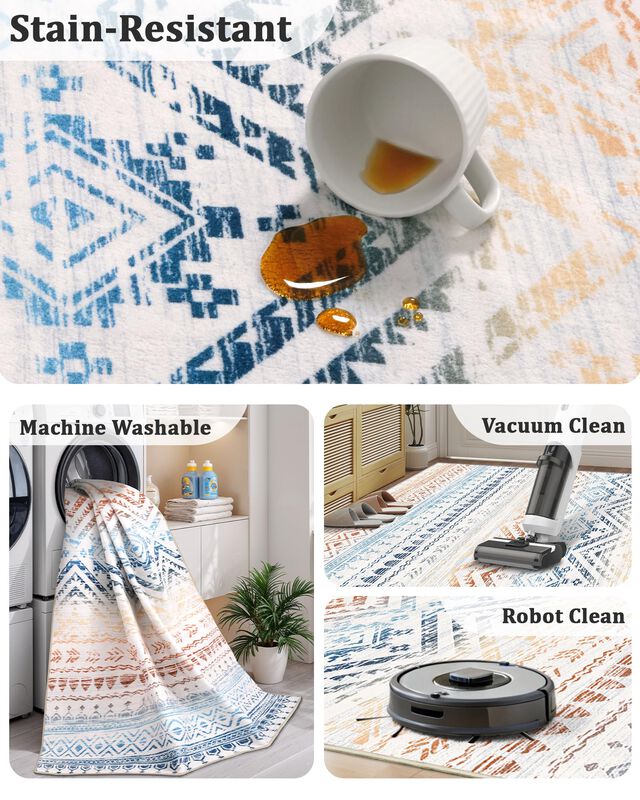 Alfombra Corredor Miukiki 2 X 240 Cm Lavable An... image number null