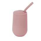 Vaso Para Beber Ezpz 240 ml Rosa + Sistema De Pajilla