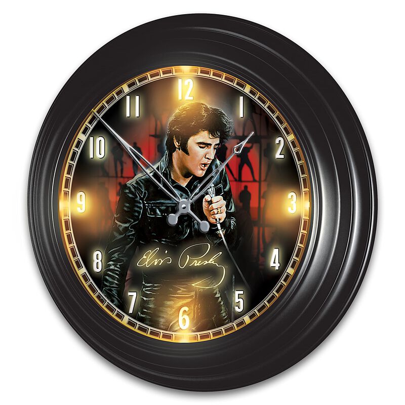 Reloj De Pared At&oacute;mico Elvis 36 cm &ndash; The Bradfo... image number null