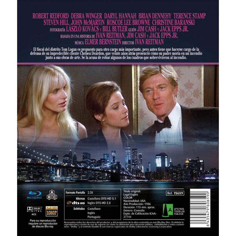 Peligrosamente Juntos [blu-ray] (1986) Legal Ea... image number null