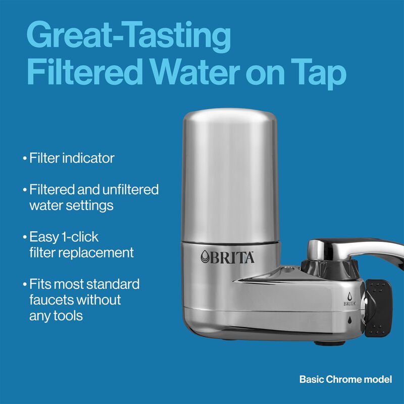 Grifo Con Filtro De Agua Mount Brita Elite Chro... image number null