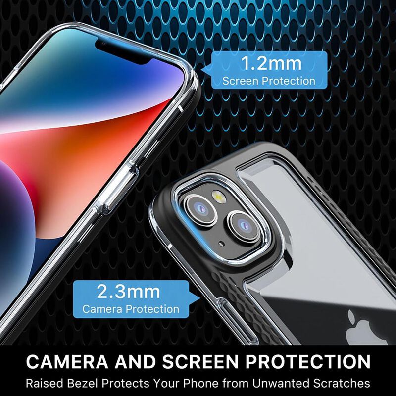 Funda MYBAT Lux para iPhone 14 PLUS Negra con m... image number null