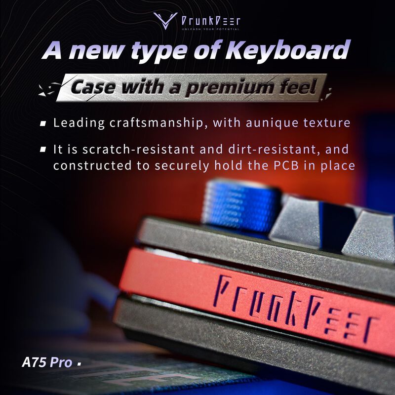 Teclado Drunkdeer A75 Pro 82 Teclas Rgb Con Cab... image number null