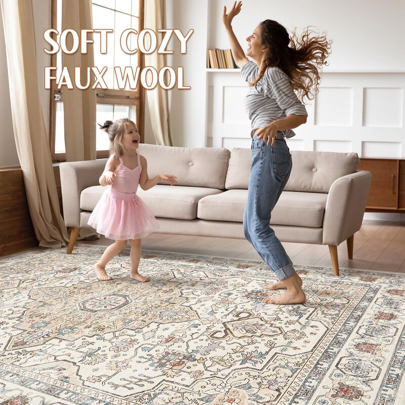 Alfombra Loongrug 152 cm x 244 cm Lavable Boho ... image number null