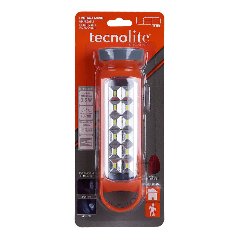 L&aacute;mpara Port&aacute;til Led 3.5 W Bater&iacute;a Recargable 4... image number null