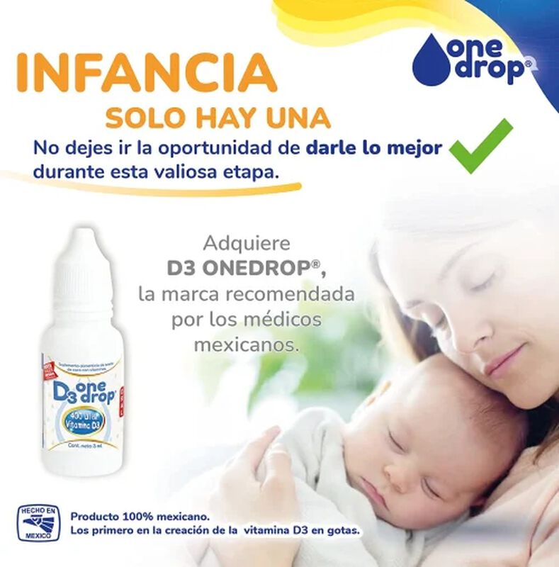 ONE DROP D3 VITAMINA D SOLUCI&Oacute;N GOTAS 3 ML image number null