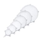 Set de 6 Tapas de Silic&oacute;n Ajustables