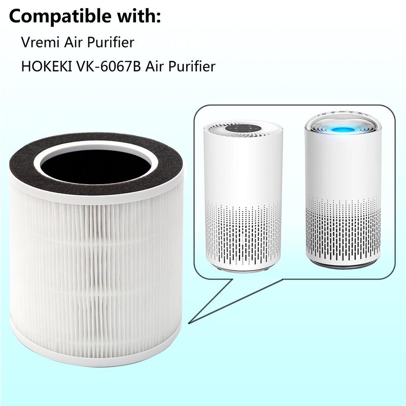 Filtro Purificador De Aire Lhari Vk-6067b Compa... image number null
