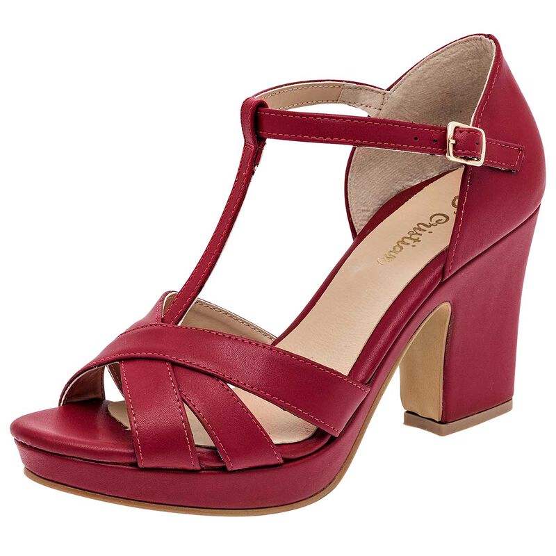 D'Cristian Zapatilla para mujer rojo image number null