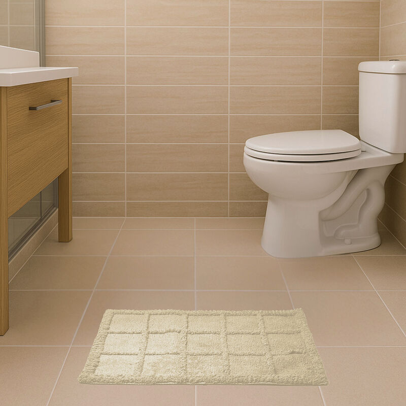 Tapete Waffle 40x60cm Color Beige image number null