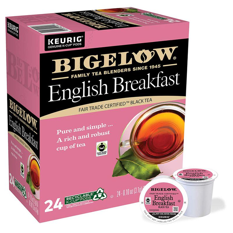 T&eacute; Bigelow K-cup Sabor English Breakfast &ndash; 24 C... image number null