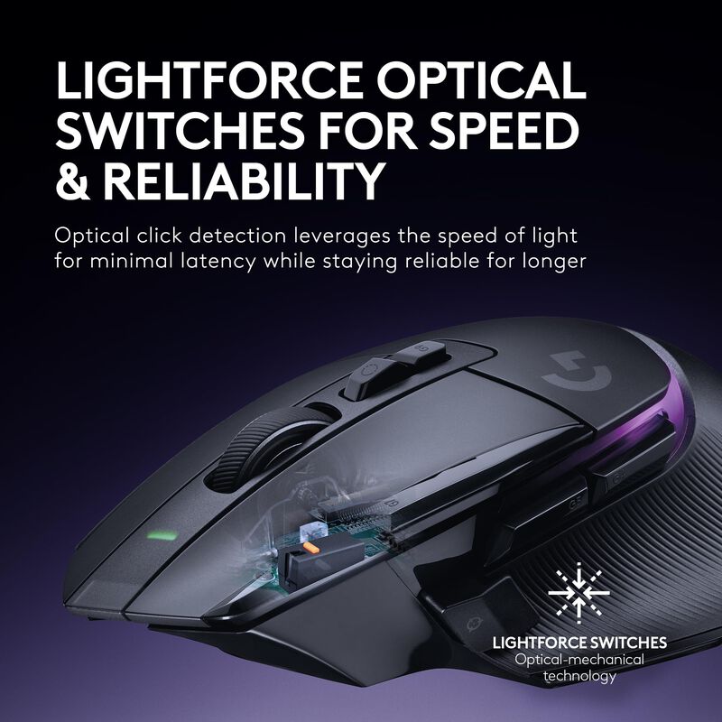 Rat&oacute;n Logitech G502 X Plus Lightspeed Inal&aacute;mbri... image number null