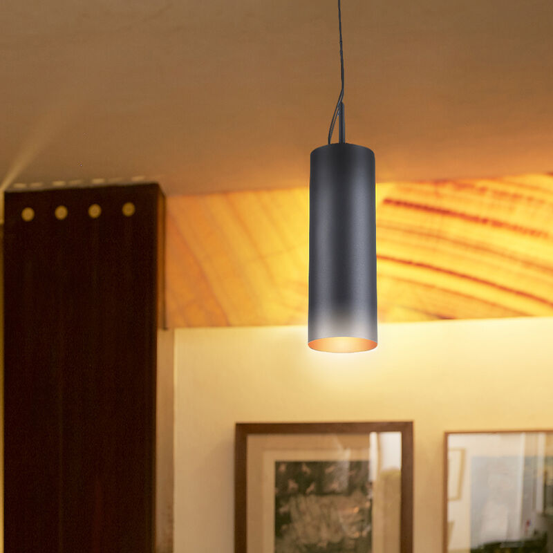 L&aacute;mpara Colgante Aluminio Negro 8.5w 100-240 V image number null