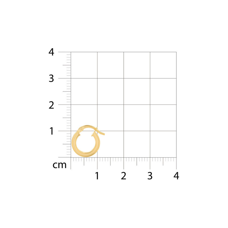 Arracadas De Oro Amarillo 10K (8Mm Aprox) image number null