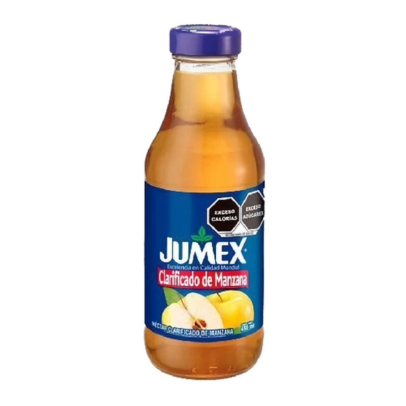 JUMEX VIDRIO CLARIFICADA MANZANA 413ML image number null