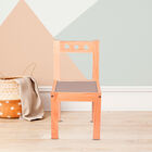 Silla N&oacute;rdica de Madera para Ni&ntilde;os Peque&ntilde;os y Ni&ntilde;as Peque&ntilde;as Gris Oscuro