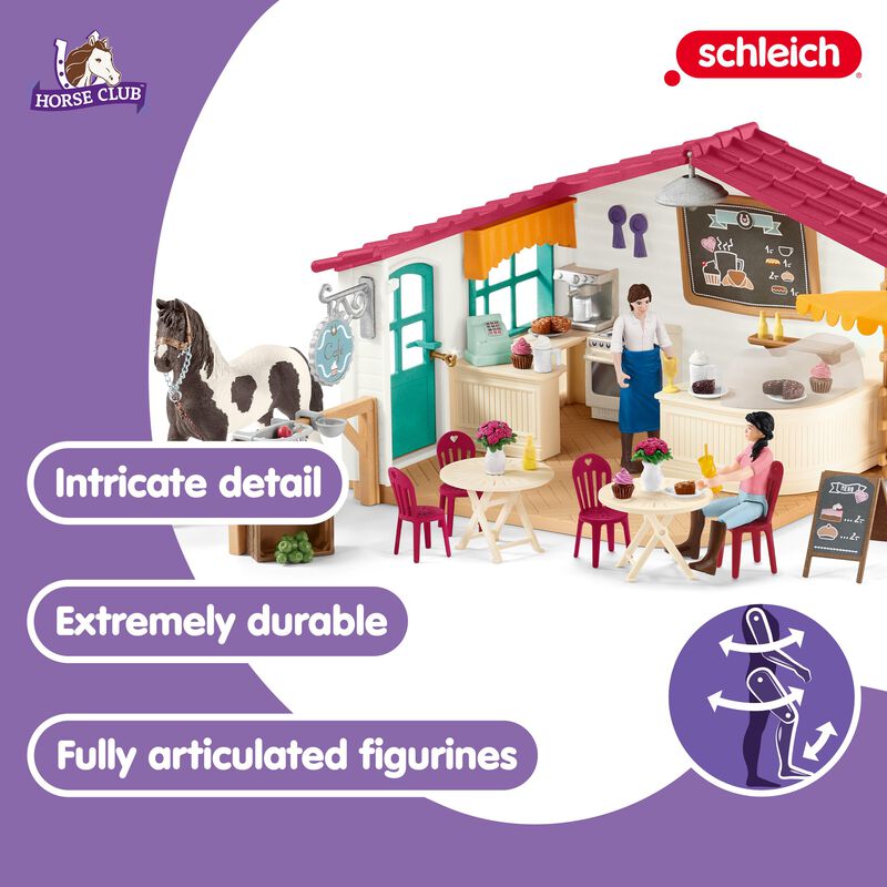 Set De Juego Schleich Horse Club Cafeter&iacute;a Del ... image number null