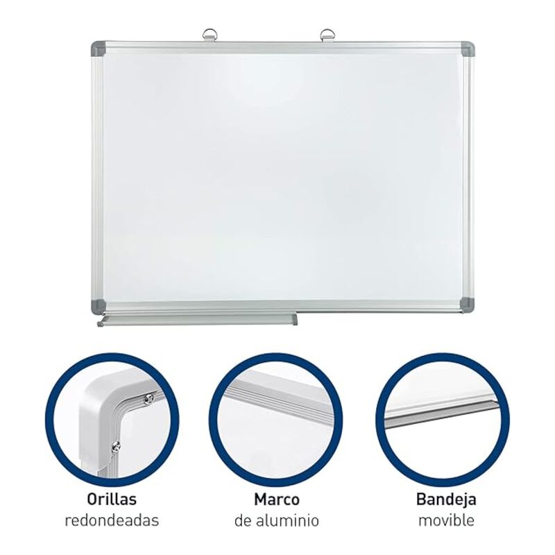 Pizarrón Magnetico 60x40 cm Incluye Plumón y Bo... image number null