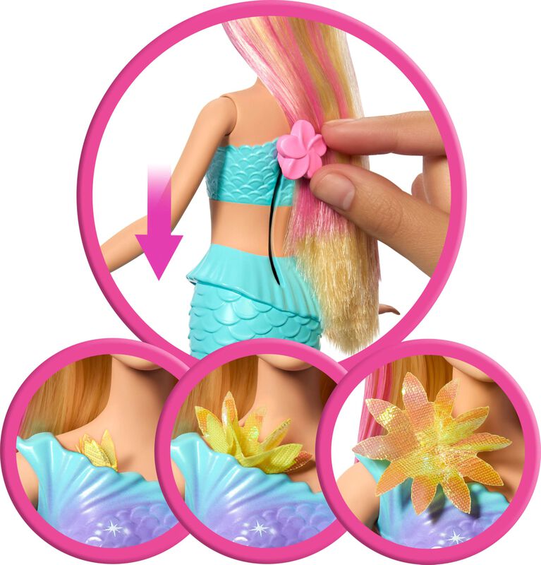 Mu&ntilde;eca De Juguete Barbie Con Forma De Sirena M&aacute;... image number null
