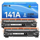 Cartucho De T&oacute;ner Altoner 141a, Paquete De 2 Unidades, Negro, Para Hp Laserjet