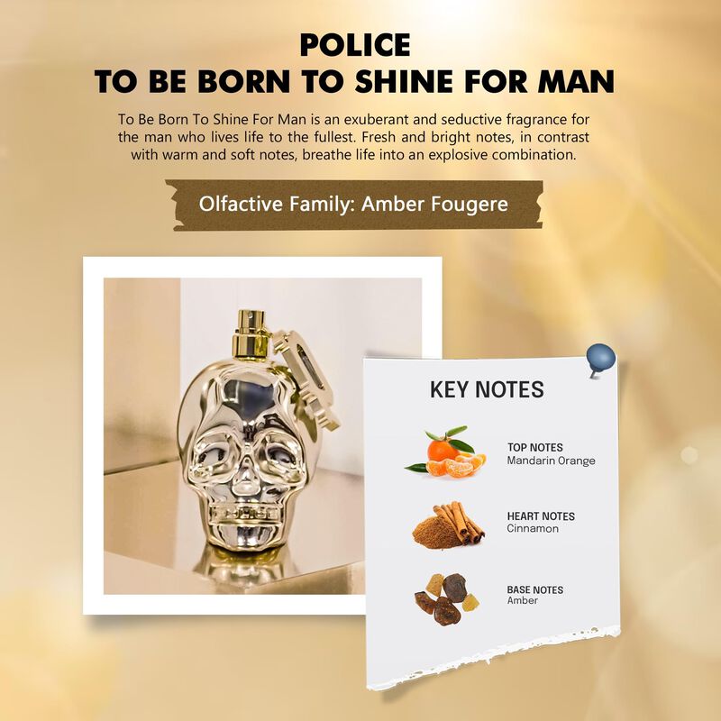 Perfume Police To Be Born To Shine Edt 40 Ml Pa... image number null