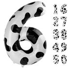 Globo De Foil Con Estampado De Vaca &ndash; N&uacute;mero 6 &ndash; 40 Pulgadas (102 cm)