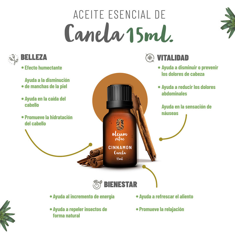 Aceite Esencial Puro Canela 15 ml 100% Puro y O... image number null