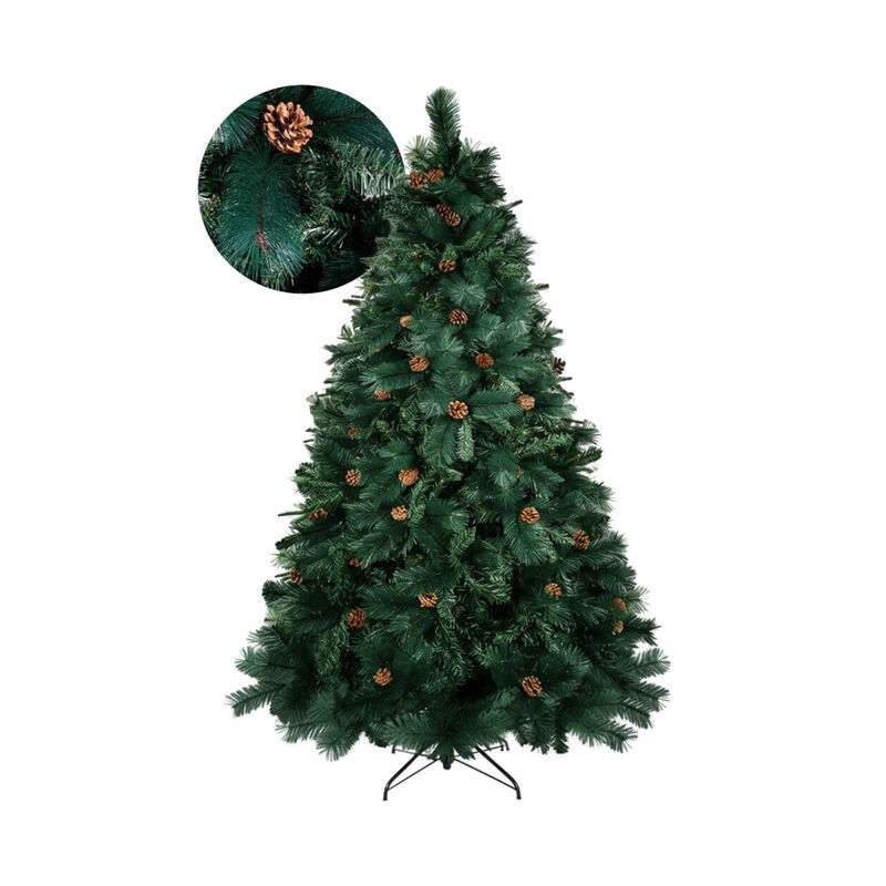 Arbol Navidad Verde Escoces Doble Rama Frondoso... image number null