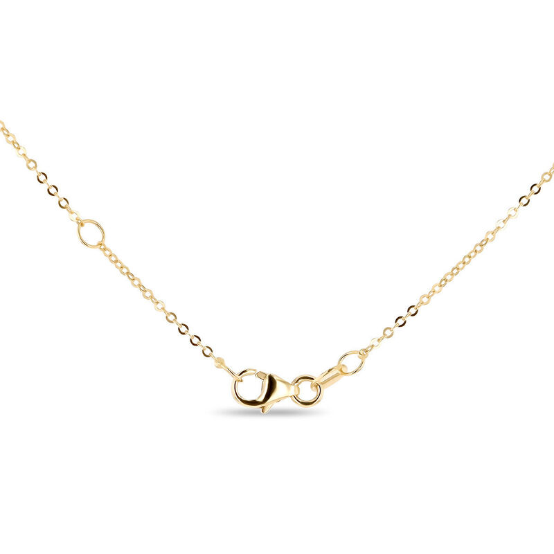 Dije Coraz&oacute;n Bicolor 10k Con Zirconias + Cadena... image number null