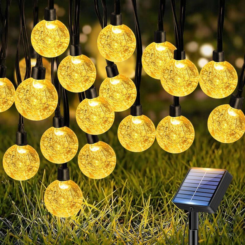 Luces De Cadena Solares Btfarm 49 Pies 50 Led D... image number null