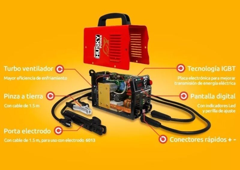 Soldadora Inverter  swedish Husky power hks135 ... image number null