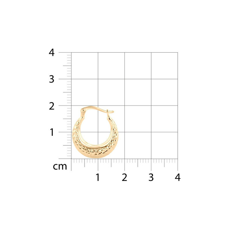 Arracadas De Oro Amarillo 14K (17.5Mm Aprox) image number null