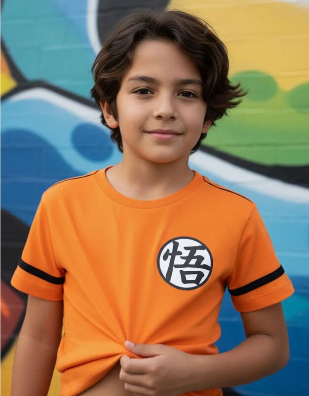 Playera Dragon Ball Goku Para Ni&ntilde;os image number null