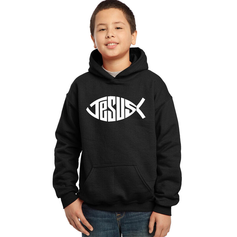 Sudadera Con Capucha Word Art Para Ni&ntilde;o - S&iacute;mbo... image number null