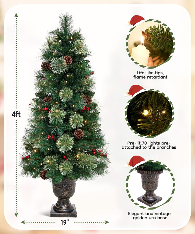 &Aacute;rbol De Navidad Decoway Artificial Preiluminad... image number null
