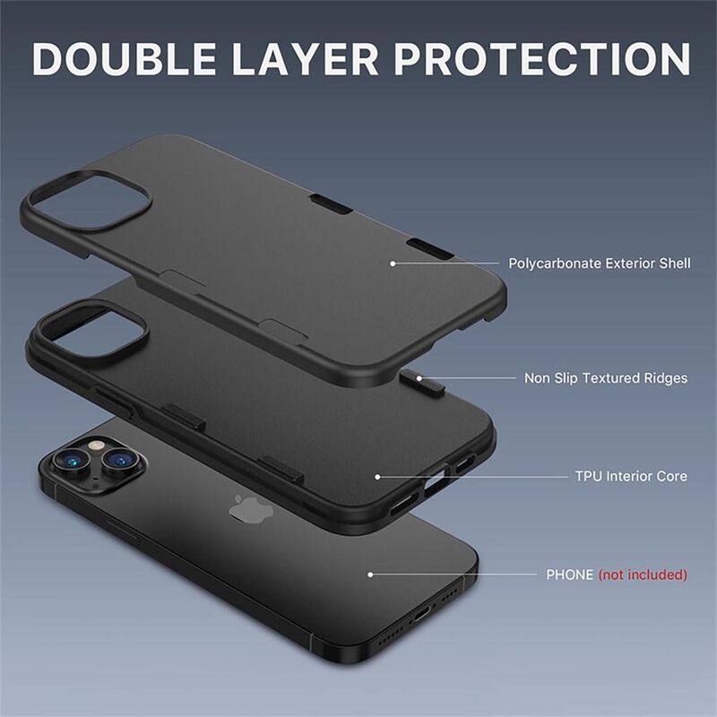 Funda MYBAT Tuff Subs para iPhone 14 PLUS Negra image number null