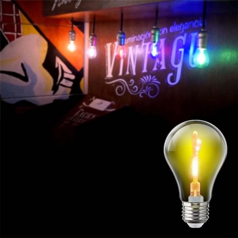 Pack de 6 focos LED Aksi 1W A19 Estela de luz B... image number null