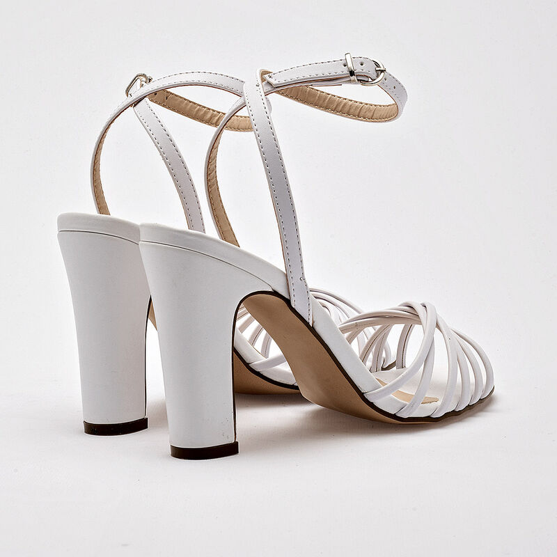 Moramora zapatilla abierta para mujer blanco co... image number null