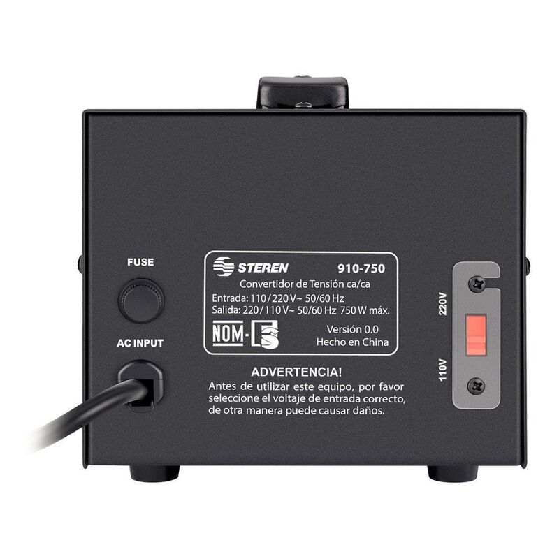 Convertidor Vca De 110 A 220 Y 220 A 110, 750w ... image number null