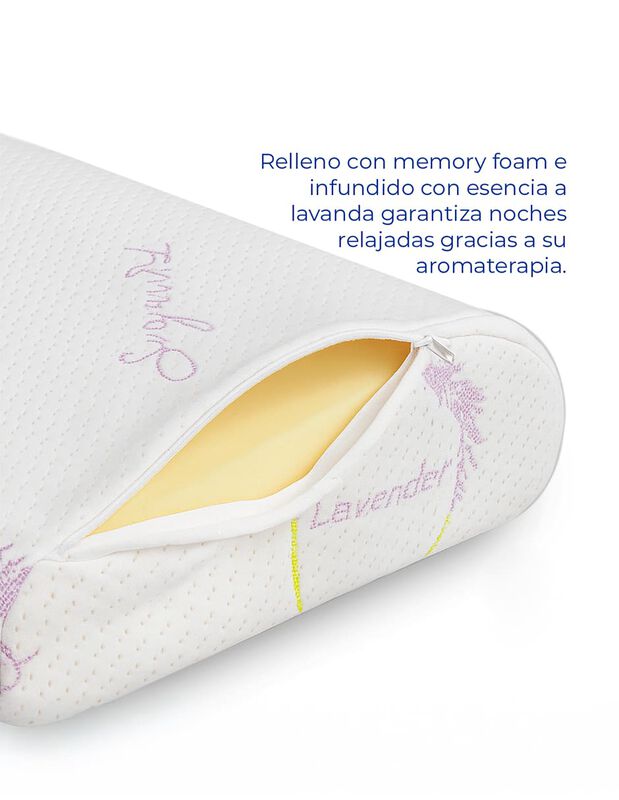Almohada Cervi-Relax Memory Foam Infusi&oacute;n a Lav... image number null