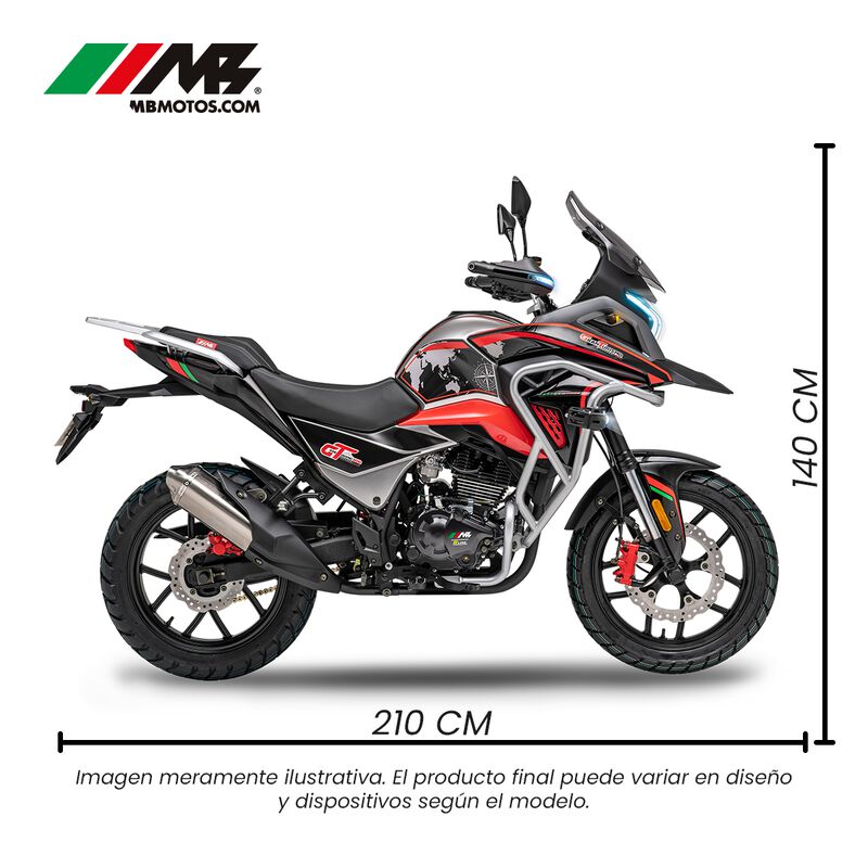 Motocicleta Gran Turismo Negro 300cc Performanc... image number null