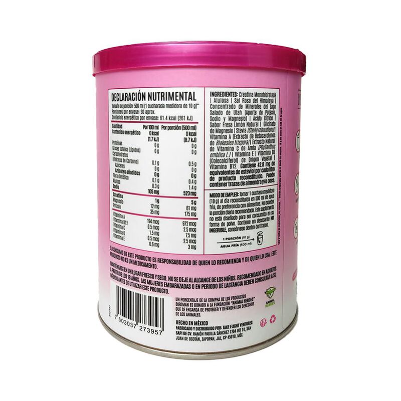 Birdman Creatine Refresher Lemon Limonada Rosa ... image number null