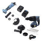 Kit de Rotomartillo inal&aacute;mbrico + Esmeriladora Angular de 4&rdquo; Silverline Color Azul