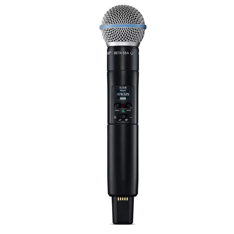 Shure SLXD24D-B58 Sistema Inal&aacute;mbrico Doble Mic... image number null