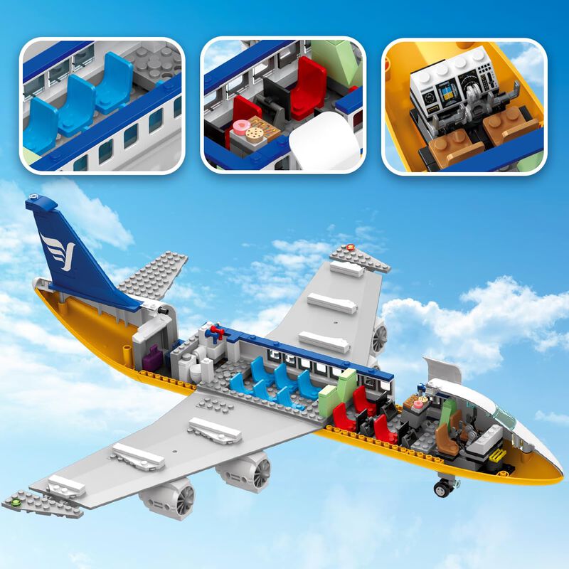 Set De Construcci&oacute;n Hogokids City Passenger Air... image number null
