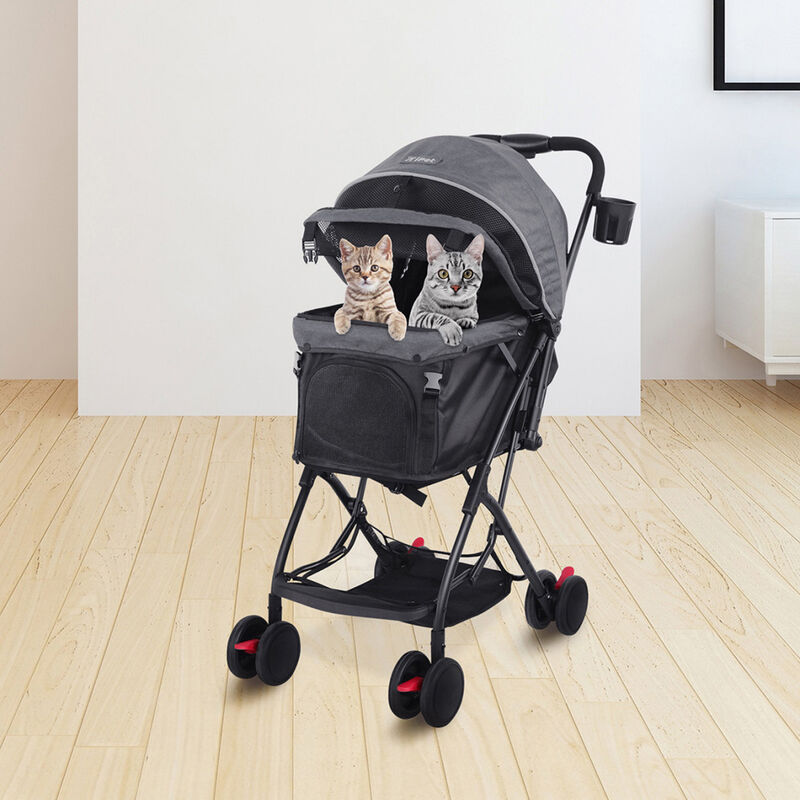 Carriola Plegable Para Mascotas Negro image number null