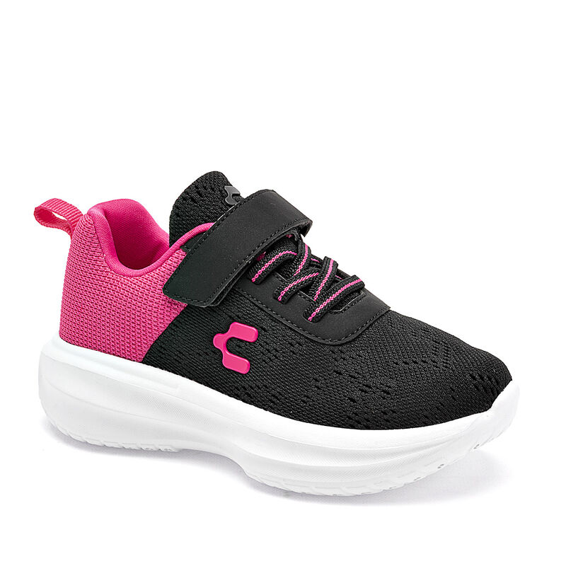 Charly tenis deportivo para ni&ntilde;a negro fucsia c... image number null