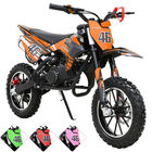 Mini Moto Cross A Gasolina 49cc 2 Tiempos Para Ni&ntilde;os A Partir De 10 A&ntilde;os Frenos De Disco Todoterreno 35 Km/h Naranja