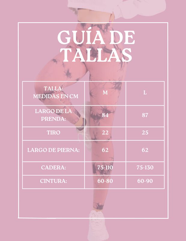 Set De Dos Leggings Deportivos Tie-Dye Mujer pa... image number null